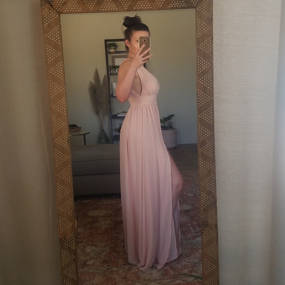 Lulu's Blush Heavenly Hues Dress